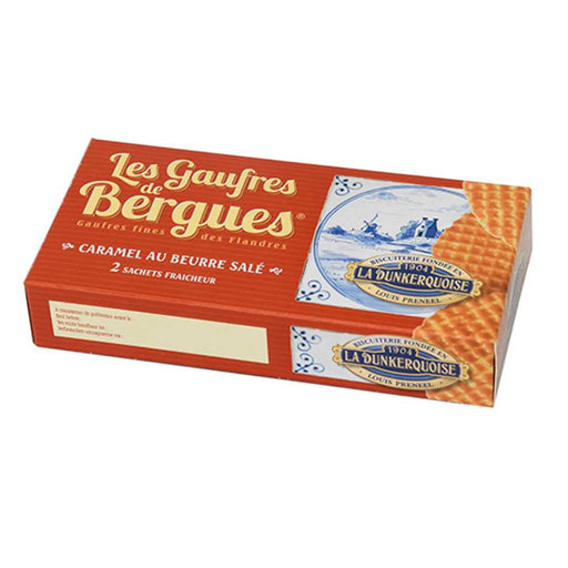 Caramel Waffles with Salted Butter 80g | La Dunkerquoise Les Gaufres de Bergues