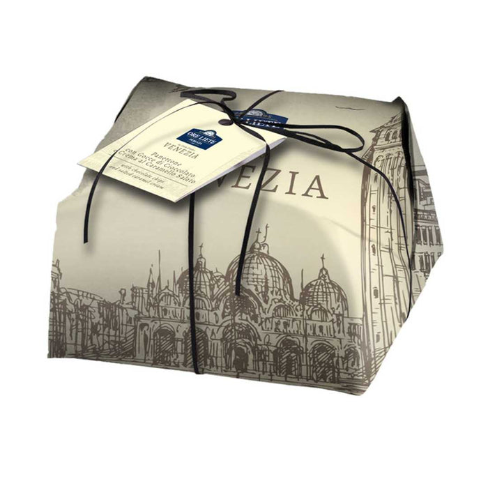 Chocolate Chip Panettone with Salted Caramel Venezia Ore Liete 750g