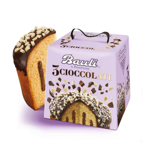 Triple Chocolate Panettone Bauli 750g