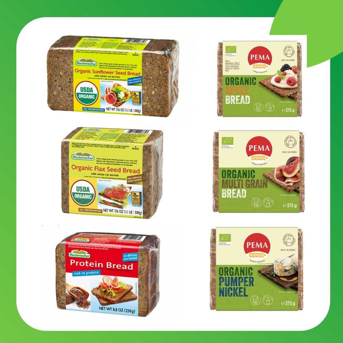 German Bread Assortment | Organic Bread