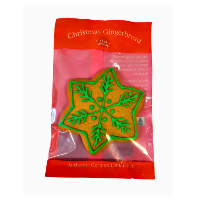 Gingerbread Biscuits STAR 85g OMG_Oh My Gingerbread