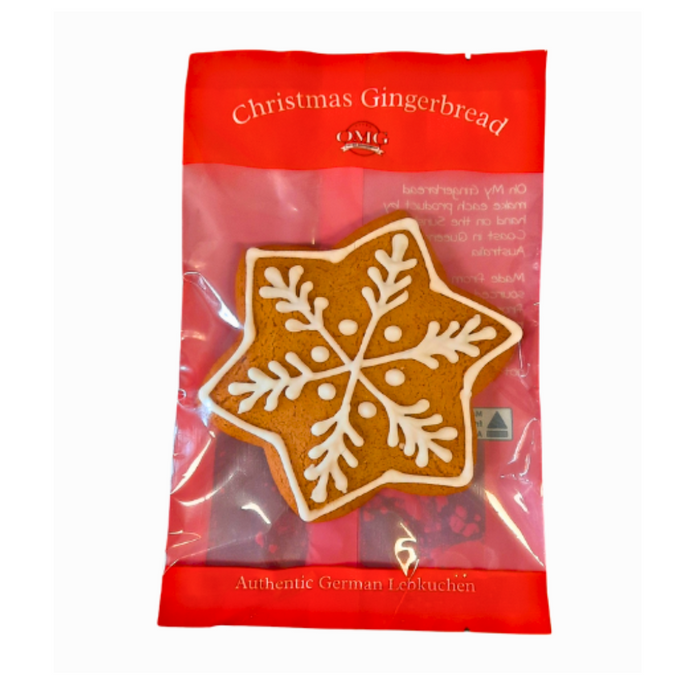 Gingerbread Biscuits STAR 85g OMG_Oh My Gingerbread