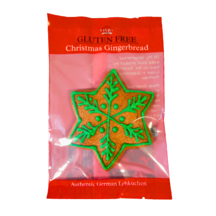 Gluten Free Gingerbread Biscuit STAR 85g OMG_Oh My Gingerbread