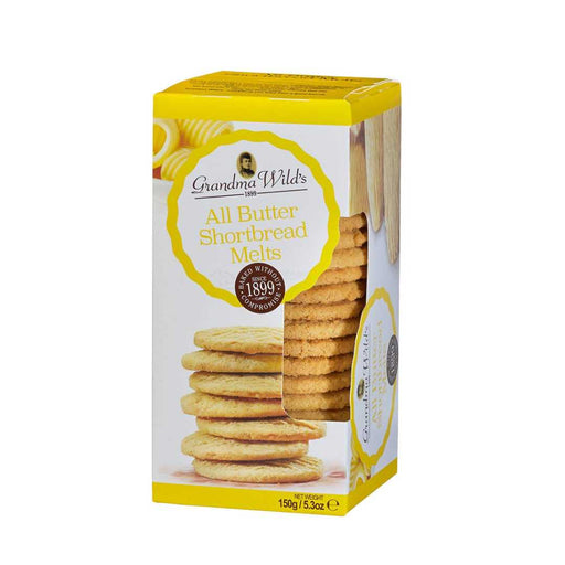 Grandma Wild's All Butter Shortbread Melts 150g