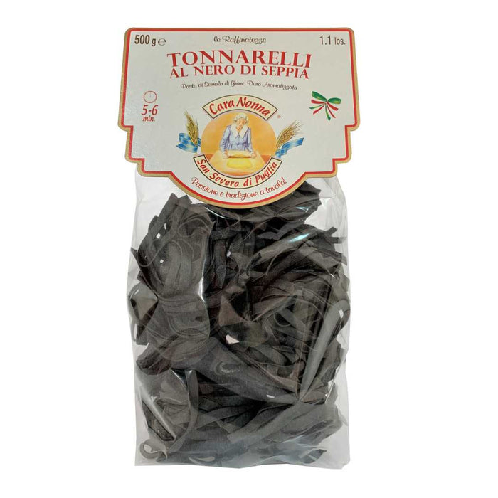 Squid Ink Pasta Tonnarelli 500g Cara Nonna | Pasta Nests