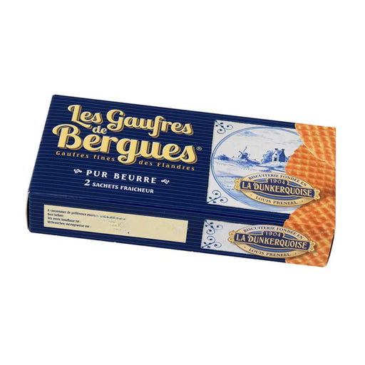 Waffles Biscuits La Dunkerquoise 80g | Butter Waffles Les Gaufres de Bergues